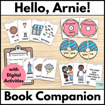 Preview of Book Companion for Hello Arnie the Donut for Speech & Language Therapy