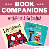 Book Companion for Monster Love and Pete the Cat - Valenti