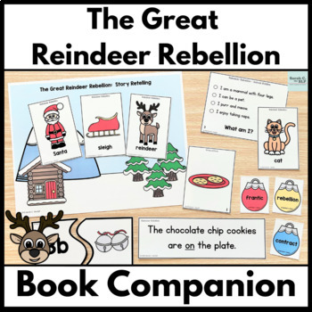 Preview of Book Companion for The Great Reindeer Rebellion with Vocabulary and Prepositions