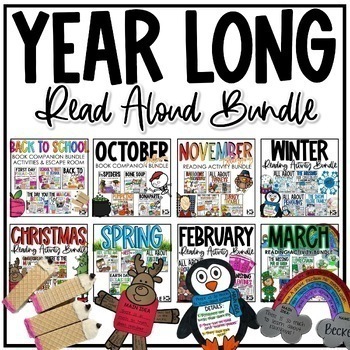 Preview of Interactive Read Aloud Books and Activities BUNDLE | End of the Year Activities