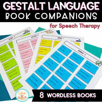 Preview of Book Companions for Gestalt Language Processing ⎸ Wordless Books For Autism
