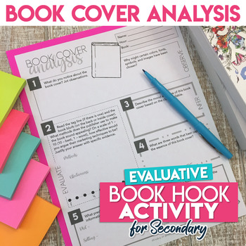 Preview of Book Cover Activity: Analytical and Evaluative Discussion, Redesign, and Lesson