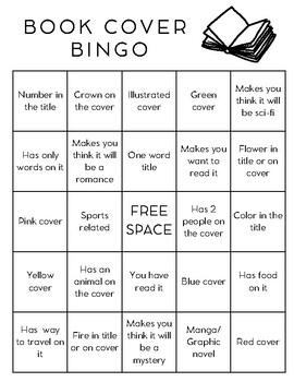 Preview of Book Cover Bingo Cards