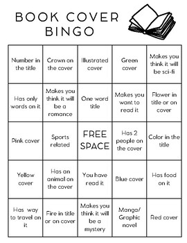 Book Cover Bingo Cards by Library Lady Life | TPT