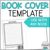 Book Cover Template with Summary and Transitions