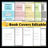 Book Covers Editable Power point 10 pages