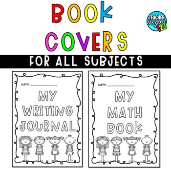 Book Covers For All Subjects - Printable by Teacher Inspo 123 | TpT