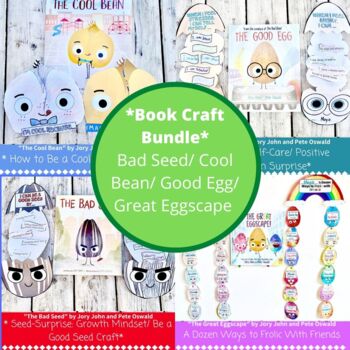 Preview of Book Craft Bundle: The Bad Seed, The Good Egg, The Cool Bean, The Great Eggscape