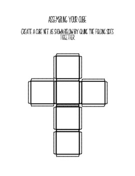 Folding a Cube Template 