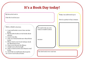 Preview of Book Day