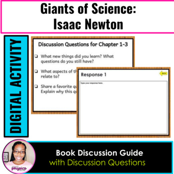 Preview of Book Discussion Guide | Giants of Science: Isaac Newton by Kathleen Krull
