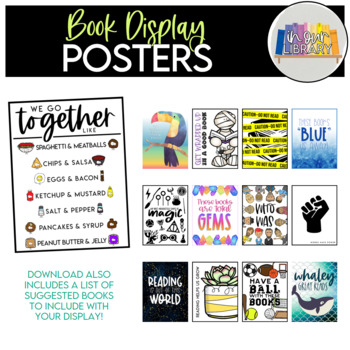 Preview of Book Display Poster Bundle