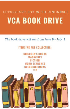 Preview of Book Drive Flyer