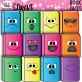 Book Emoji Emotions Clipart