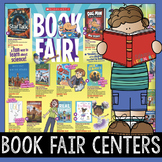Book Fair School Library Centers Activities To Use with Flyer