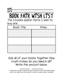 Book Fair Math Sheet