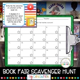 Book Fair Scavenger Hunt Task Cards Library Media Center A
