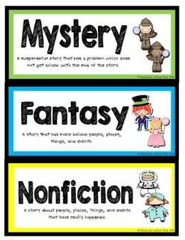 book genre topics and accelerated reader labels by read