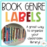 Book Genre Spine Labels for your Classroom Library
