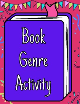 Preview of Book Genres Library Activity & Worksheet