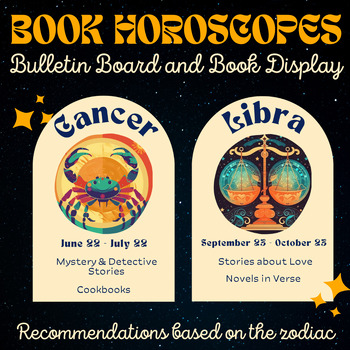 Preview of Book Horoscope Bulletin Board or Book Display