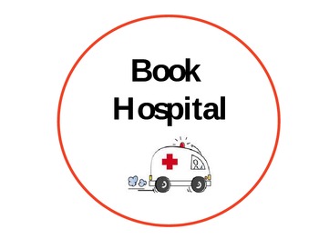 Preview of Book Hospital Label for a Book Box