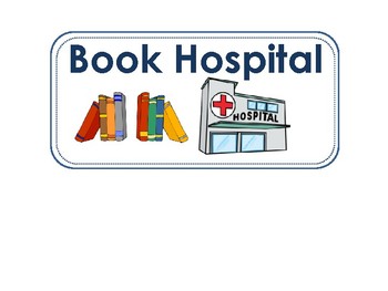 book hospital clip art