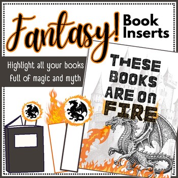 Preview of Book Inserts - Fantasy - These Books are on Fire!