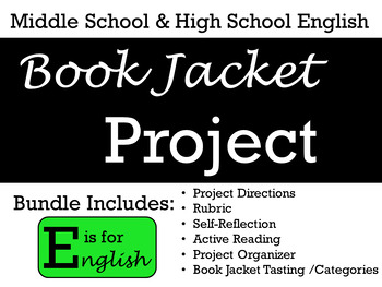 Preview of Book Jacket Independent Reading Project