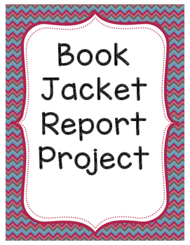 Preview of Book Jacket Report Project - FREEBIE