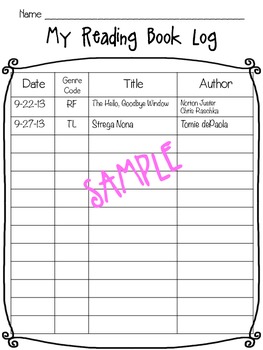 Book Logs (for Reader's Workshop, Small Groups, DEAR, etc) by Silver ...