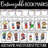 Book Marks Personalize with student picture and name