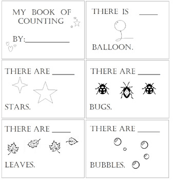 Preview of Book Of Counting Printable