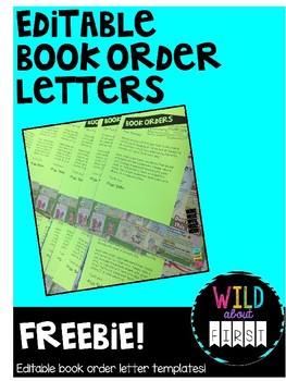 Preview of Book Order Letter Templates