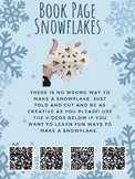 Book Page Snowflakes  (Perfect for Take & Make, Passive Pr