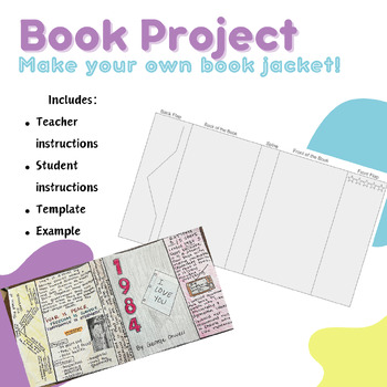 Preview of Book Project- Make your own book jacket!