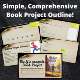 Book Project Presentation Outline (teacher example included!)