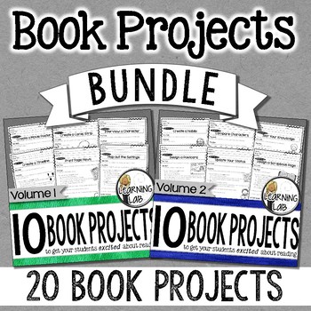 Preview of Book Projects - BUNDLE  (20 Book Projects!)