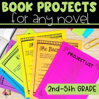 Preview of Book Projects for Any Novel for Book Clubs