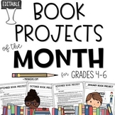 Book Projects of the Month: A Year-Long Bundle for Grades 4-6