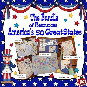 Preview of The Bundle of America's 50 Great States