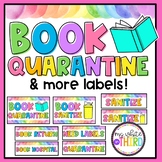 Book Quarantine Labels || COVID 19