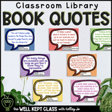 Book Quote Posters | Classroom Decor
