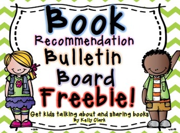 Preview of Book Recommendation Bulletin Board FREEBIE