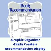 Book Recommendation Graphic Organizer