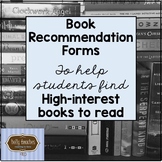 Book Recommendation Templates