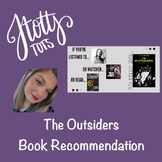 Book Recommendation | The Outsiders | Poster