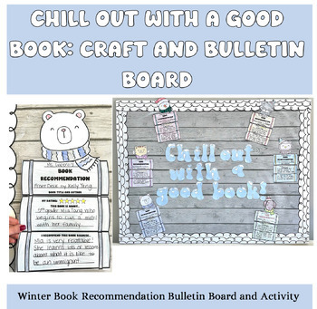 Preview of Book Recommendation | Winter Book Bulletin Board | Book Review Activity