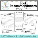 Book Recommendations - Book Reviews - Forms / Slips
