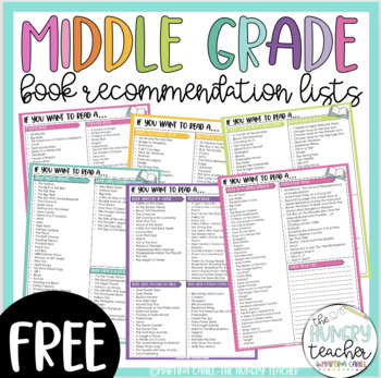 Preview of Book Recommendations for Middle Grades Upper Elementary: Reading Genre Lists